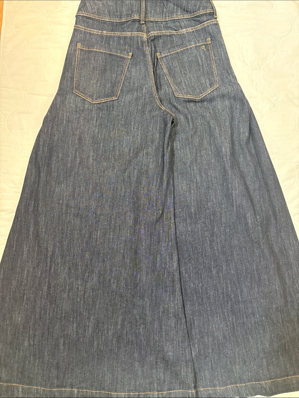 NWOT Anthropologie PILCRO Dramazzo Mid-Rise Ultra Wide-Leg Palazzo Jeans - Picture 7 of 13